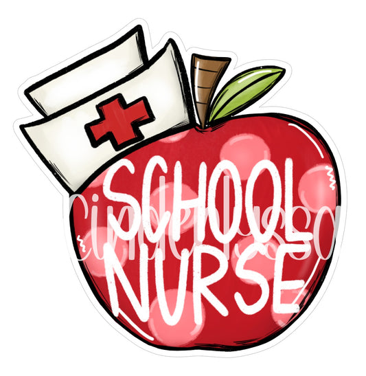 School Nurse Apple Cardstock Silicone Mold, Aroma Bead Molds