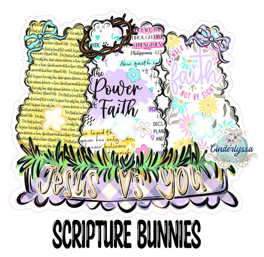 Scripture Bunnies Cardstock Silicone Mold, Aroma Bead Molds, Premium Cardstock Images