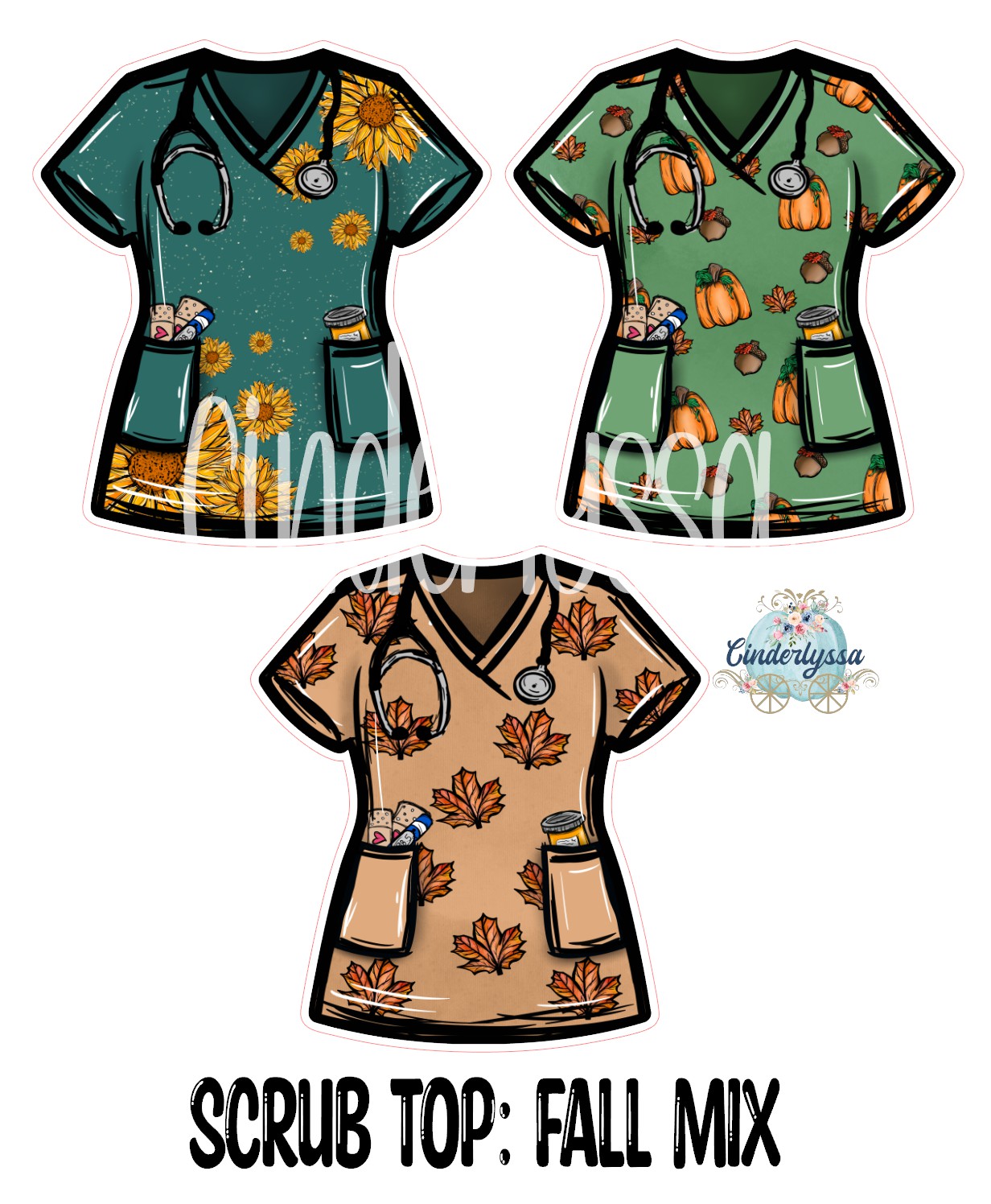 Scrub Top: Christmas, Halloween, Ghosts, Flowers, Tie Dye, Paw Prints and Leopard Print Cardstock Silicone Mold, Premium Cardstock Images