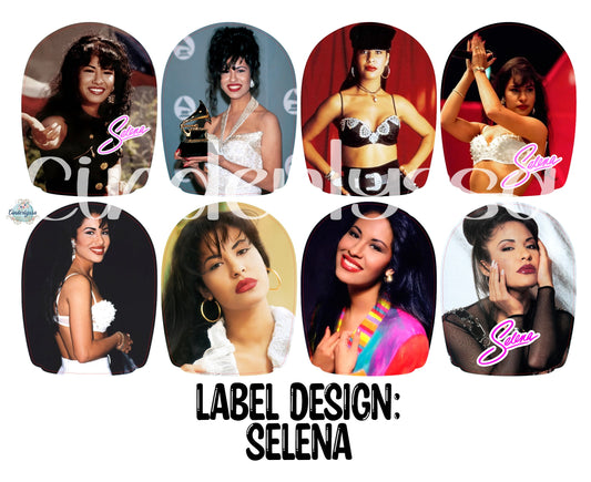 Label Design: Selena Mix Cardstock Silicone Mold, Aroma Bead Molds, Car Freshies, Premium Cardstock Images