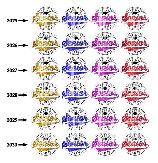 Senior Class of Graduation Years 2025-2030 Cardstock Silicone Mold, Aroma Bead Molds, Premium Cardstock Images