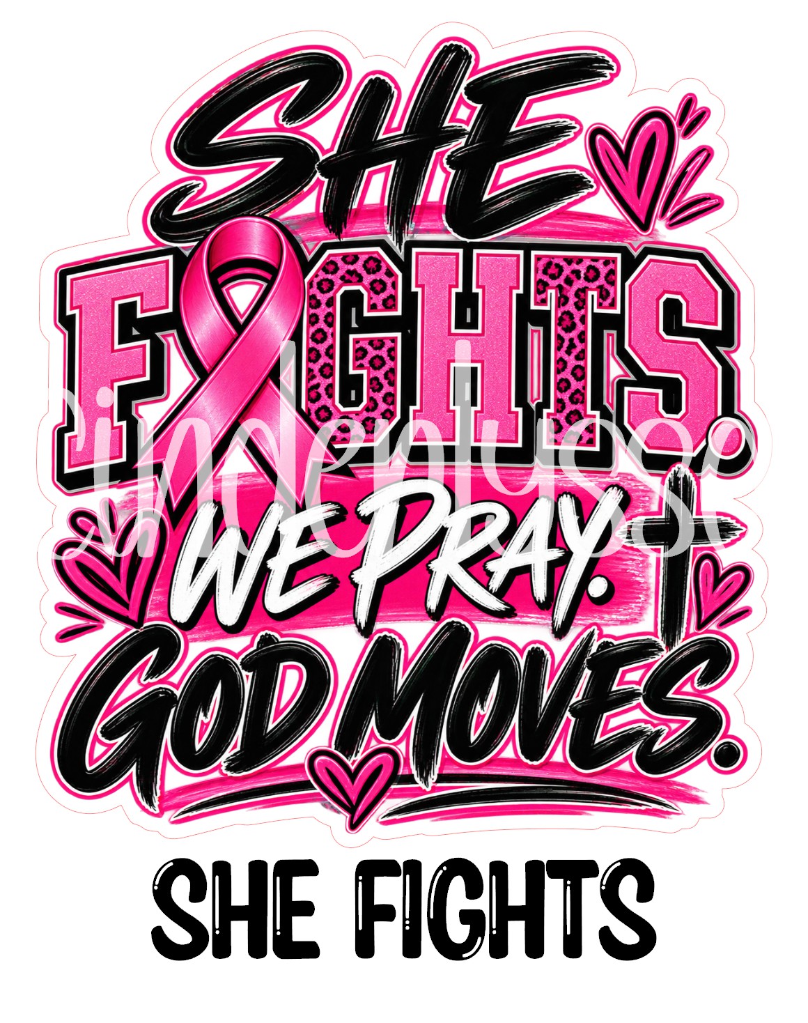 She Fights Cardstock Silicone Mold, Aroma Bead Molds, Premium Cardstock Images
