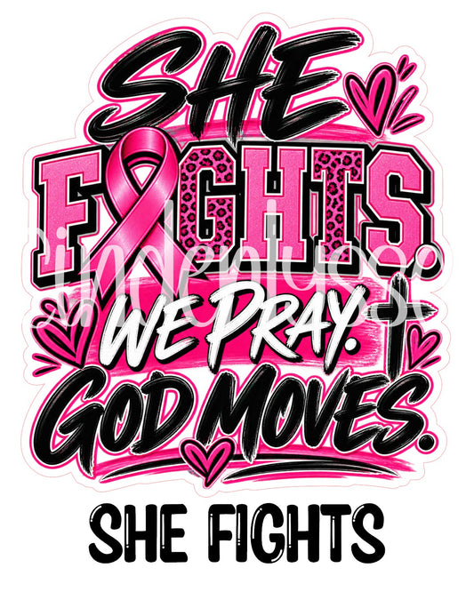 She Fights Cardstock Silicone Mold, Aroma Bead Molds, Premium Cardstock Images