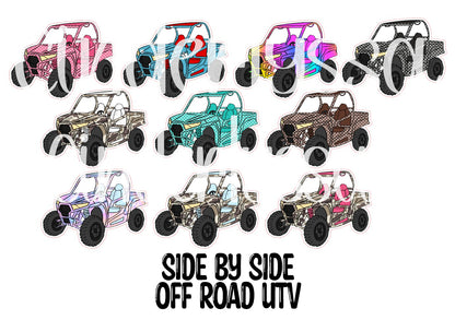 Side by Side Off Road UTV Cardstock Silicone Mold, Aroma Bead Molds, Premium Cardstock Images