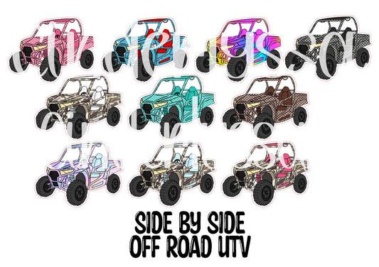 Side by Side Off Road UTV Cardstock Silicone Mold, Aroma Bead Molds, Premium Cardstock Images