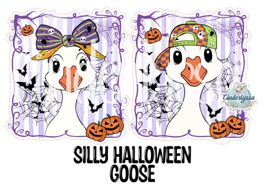 Silly Halloween Goose Cardstock Silicone Mold, Aroma Bead Molds, Premium Cardstock Images