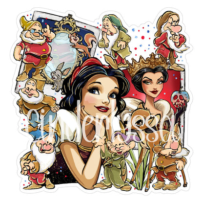 Snow White Collage Cardstock Silicone Mold, Aroma Bead Molds, Premium Cardstock Images