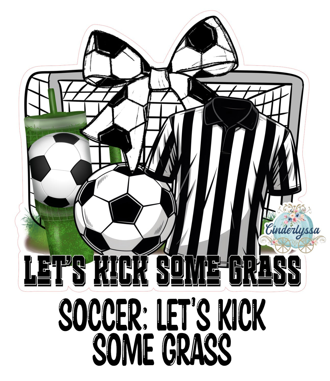 Soccer: Let's Kick Some Grass Cardstock Silicone Mold, Aroma Bead Molds, Premium Cardstock