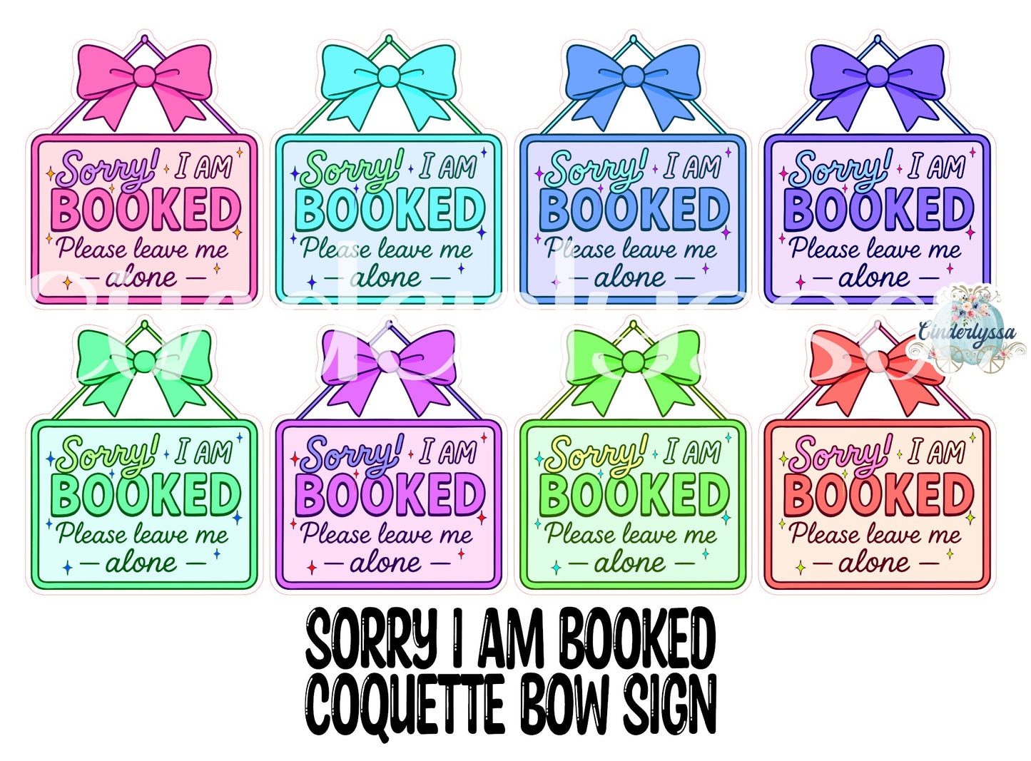 Sorry I am Booked Coquette Bow Sign Cardstock Silicone Mold, Aroma Bead Molds, Car Freshies, Premium Cardstock Images