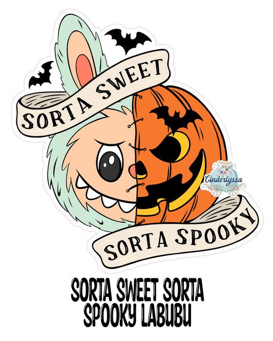 Sorta Sweet Sorta Spooky Labubu Cardstock Silicone Mold, Aroma Bead Molds, Premium Cardstock Images