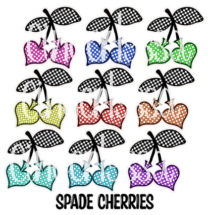 Spade Cherries Cardstock Silicone Mold, Aroma Bead Molds, Premium Cardstock Images