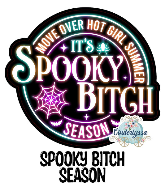 Spooky Bitch Season Cardstock Silicone Mold, Aroma Bead Molds, Premium Cardstock Images