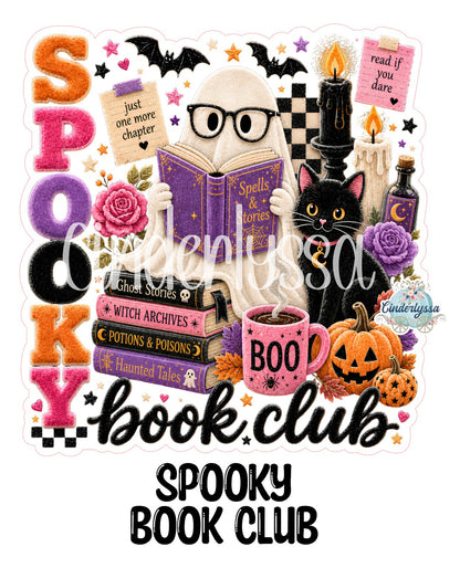 Spooky Book Club Cardstock Silicone Mold, Aroma Bead Molds, Premium Cardstock Images