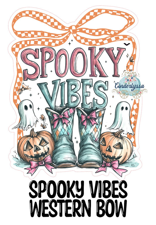 Spooky Vibes Retro Western Coquette Bow Cardstock Silicone Mold, Aroma Bead Molds, Premium Cardstock Images