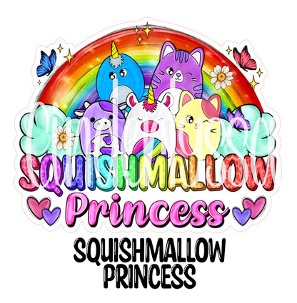 Squishmallow Princess Cardstock Silicone Mold, Aroma Bead Molds, Premium Cardstock Images
