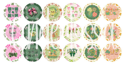 3.75 inch Round: St. Patrick's Day Vol. 2 for Cardstock Silicone Mold, for Aroma Bead Molds, Premium Cardstock Images