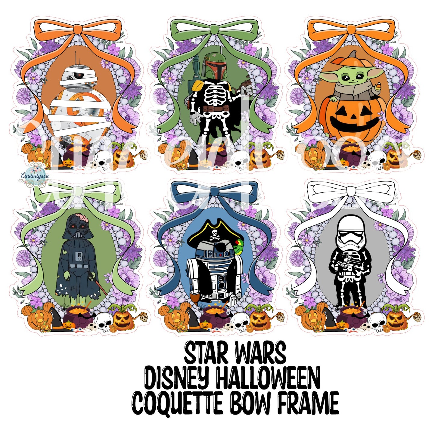 Disney Halloween Coquette Bow Frame Cardstock Silicone Mold, Aroma Bead, Car Fresh Mold, Premium Cardstock Images