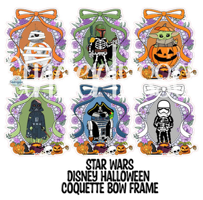 Disney Halloween Coquette Bow Frame Cardstock Silicone Mold, Aroma Bead, Car Fresh Mold, Premium Cardstock Images