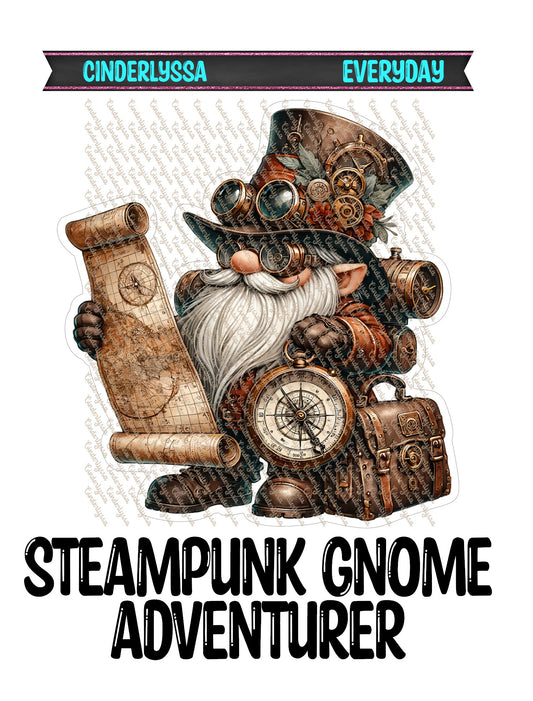 Steampunk Gnome Adventurer Cardstock Silicone Mold, Aroma Bead Molds, Car Freshies, Premium Cardstock Images