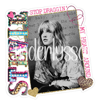 Stevie Nicks Cardstock Silicone Mold, Aroma Bead Molds, Premium Cardstock Images