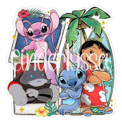 Stitch Collage Cardstock Silicone Mold, for Aroma Bead Molds, Premium Cardstock Images