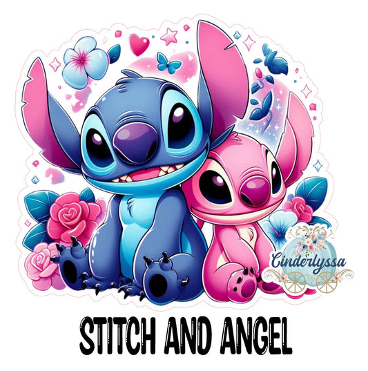 Stitch and Angel Cardstock Silicone Mold, for Aroma Bead Molds, Premium Cardstock Images