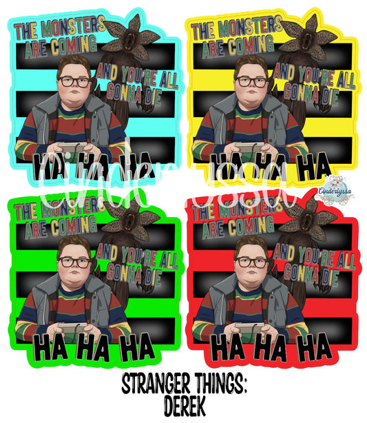 Stranger Things: Derek Silicone Mold, Aroma Bead Molds, Premium Cardstock Images