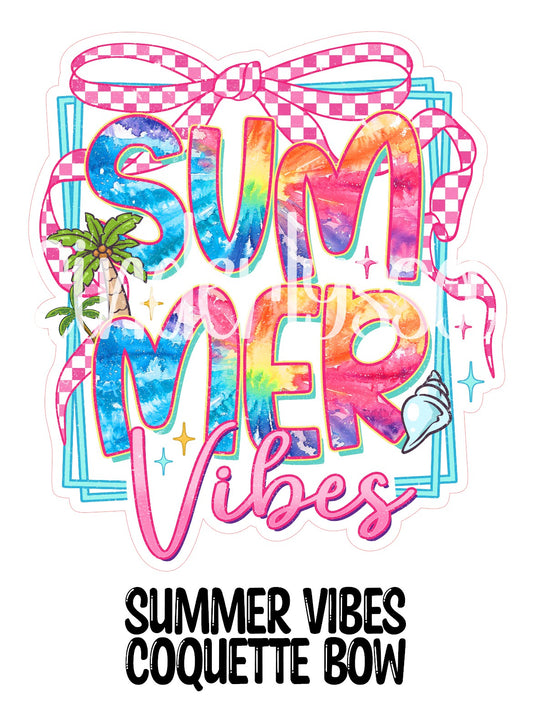 Summer Vibes Coquette Bow Cardstock Silicone Mold, Aroma Bead Molds, Premium Cardstock Images