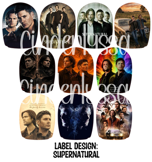 Label Design: Supernatural Cardstock Silicone Mold, Aroma Bead Molds, Car Freshies, Premium Cardstock Images