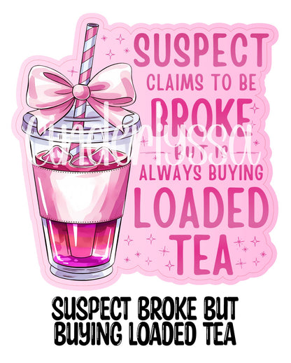 Suspect Broke But Always Buying Loaded Tea Cardstock Silicone Mold, Aroma Bead Molds