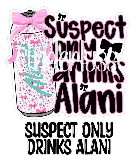 Suspect Only Drinks Alani Cardstock Silicone Mold, Aroma Bead Molds, Premium Cardstock Images