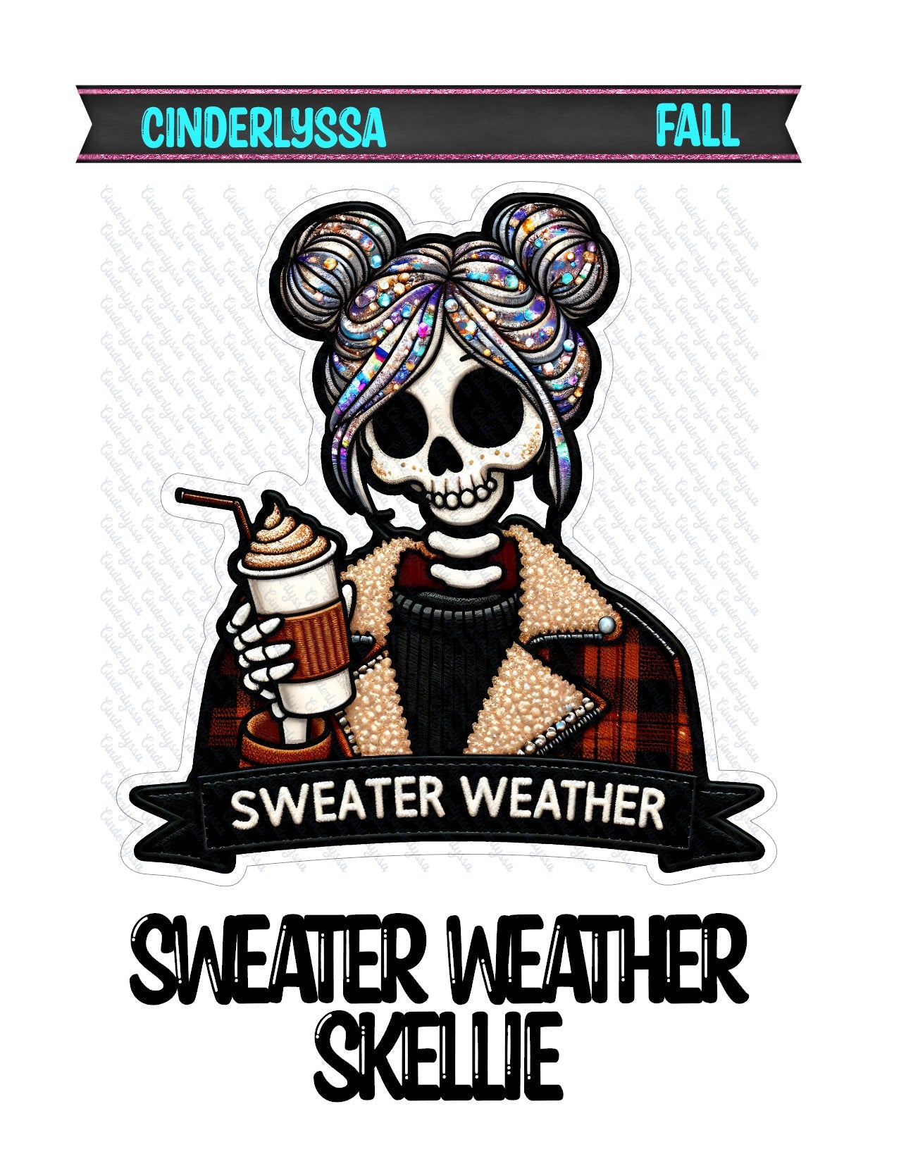 Sweater Weather Skellie Cardstock Silicone Mold, Aroma Bead Molds, Car Freshies, Premium Cardstock Images