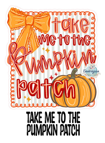 Take Me To The Pumpkin Patch Cardstock Silicone Mold, Aroma Bead Molds, Car Freshies, Premium Cardstock Images