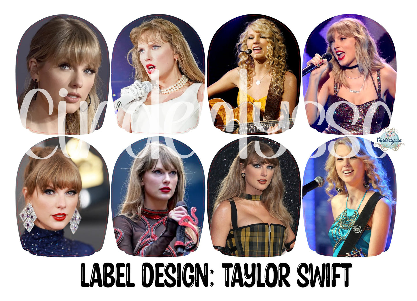 Label Design: Taylor Swift Mix Cardstock Silicone Mold, Aroma Bead Molds, Car Freshies, Premium Cardstock Images