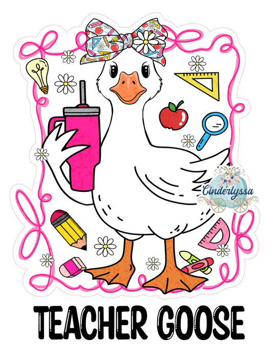 Teacher Goose Cardstock Silicone Mold, Aroma Bead Molds, Freshie Mold, Premium Cardstock Images