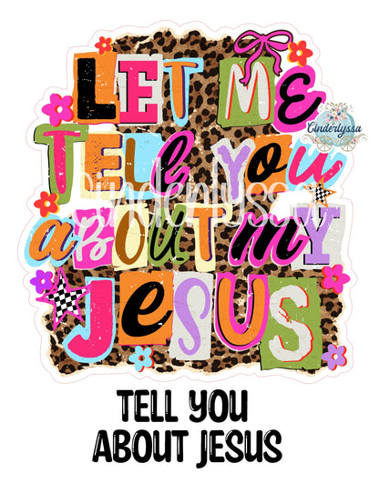 Tell You About Jesus Cardstock Silicone Mold, Aroma Bead Molds, Premium Cardstock Images