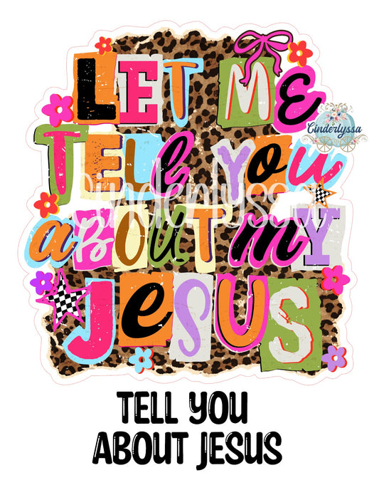 Tell You About Jesus Cardstock Silicone Mold, Aroma Bead Molds, Premium Cardstock Images