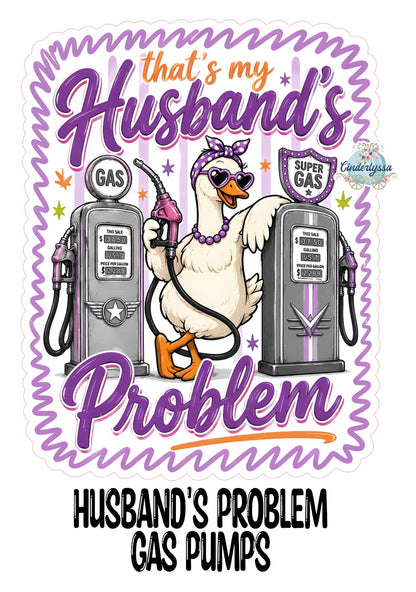 Husband's Problem Gas Pumps Cardstock Silicone Mold, Aroma Bead Molds, Premium Cardstock Images