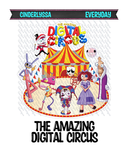 The Amazing Digital Circus Cardstock Silicone Mold, Aroma Bead Molds, Premium Cardstock Images