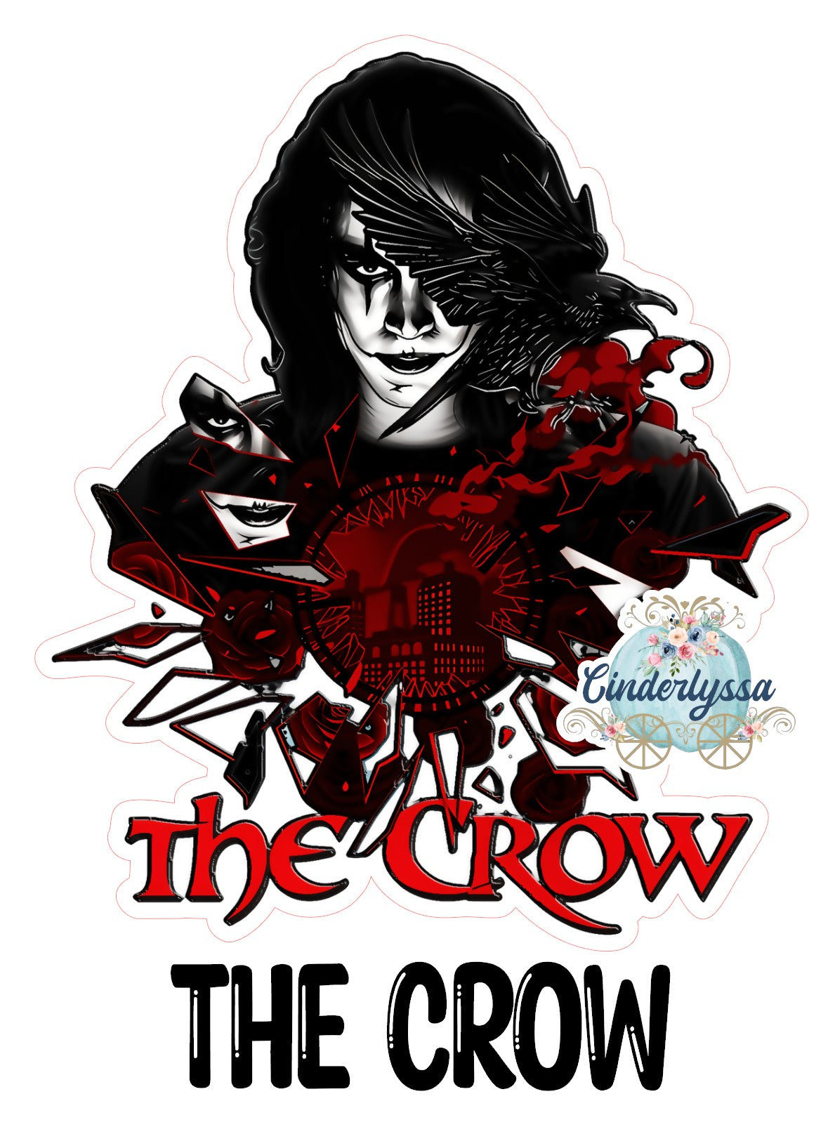 The Crow Cardstock Silicone Mold, Aroma Bead Molds, Premium Cardstock Images