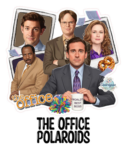 The Office Polaroids Cardstock Silicone Mold, Aroma Bead Molds, Car Freshies, Premium Cardstock Images
