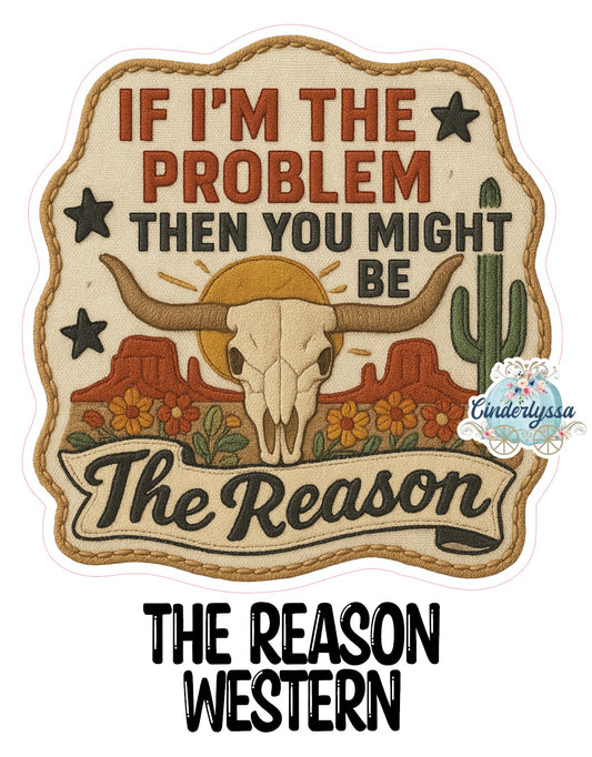 The Reason Western Cardstock Silicone Mold, Aroma Bead Molds, Car Freshies, Premium Cardstock Images