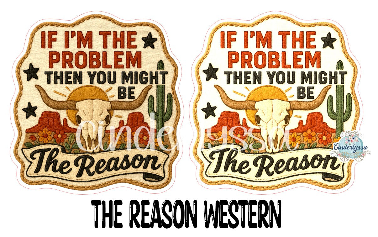 The Reason Western Cardstock Silicone Mold, Aroma Bead Molds, Car Freshies, Premium Cardstock Images