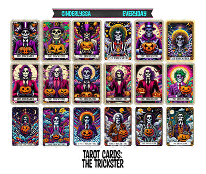 VENT CLIP: Tarot Cards: Group 3 (Horror Movie Slashers) Two Cavity Small Vent Clip Size Cardstock Silicone Mold, Aroma Bead Molds, Premium Cardstock Images