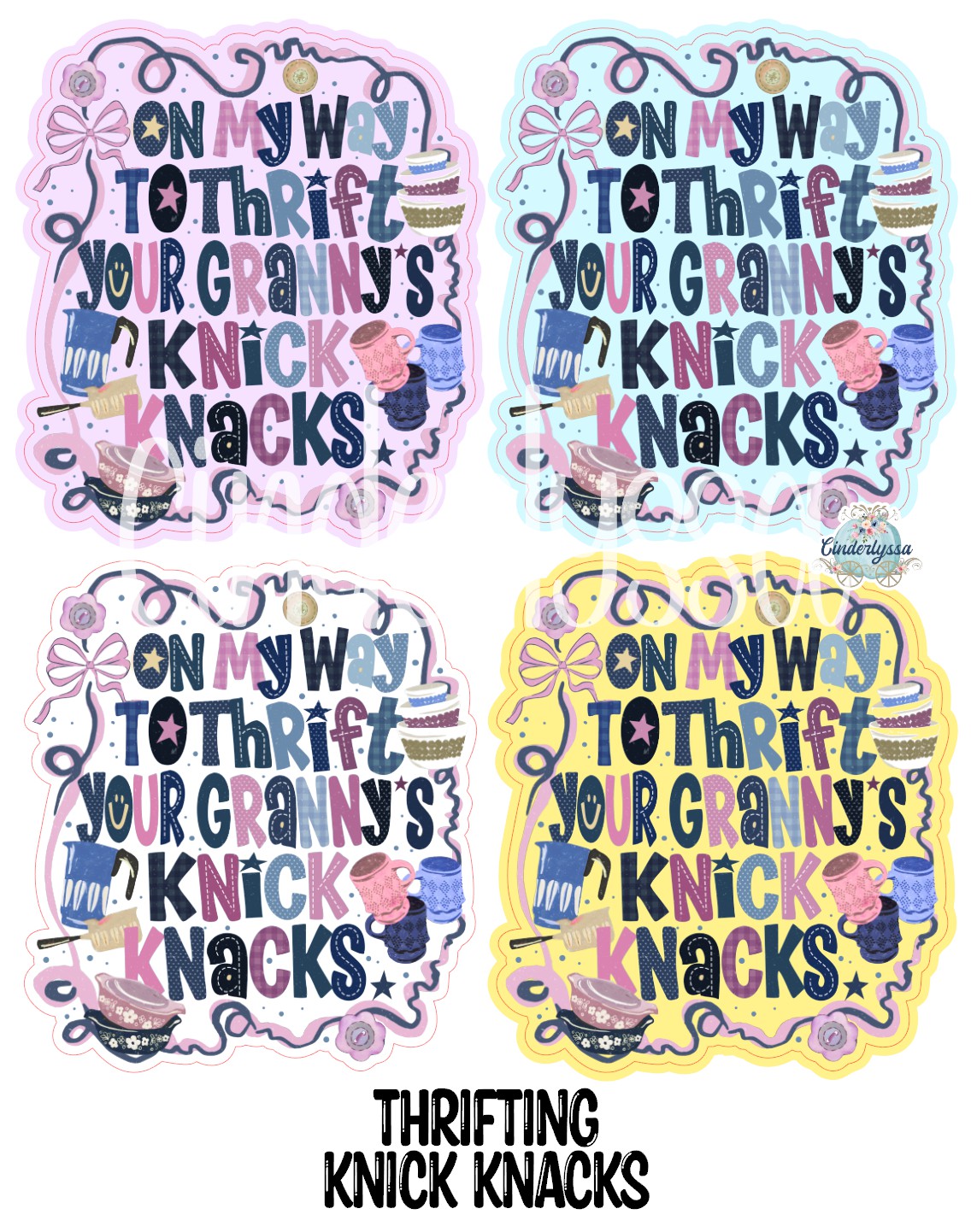 Thrifting Knick Knacks Cardstock Silicone Mold, Aroma Bead Molds, Premium Cardstock Images