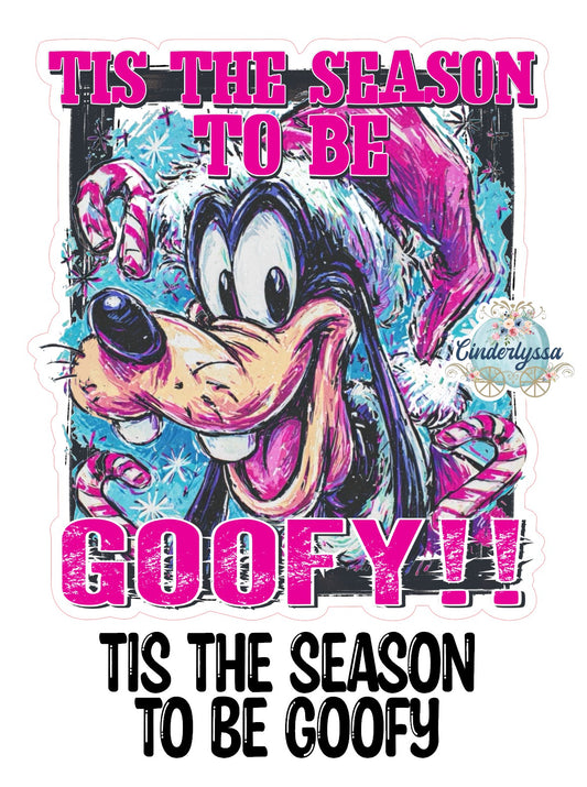 Tis The Season To Be Goofy Cardstock Silicone Mold, Aroma Bead Molds, Premium Cardstock Images