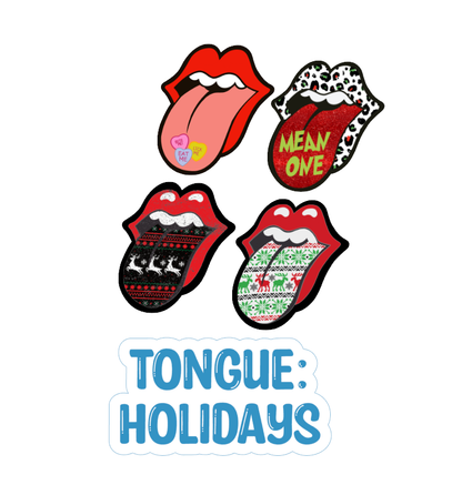 Rolling Stones Tongue Multiple Image Choices Cardstock Silicone Mold, Aroma Bead Molds, Premium Cardstock Images