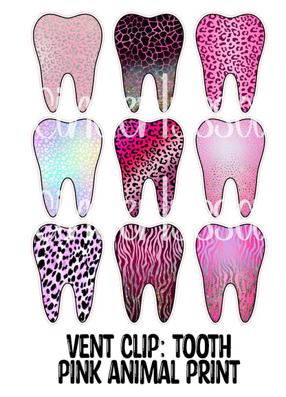 VENT CLIP: Tooth Two Cavity Small Vent Clip Size Cardstock Silicone Mold, Aroma Bead Molds, Premium Cardstock Images