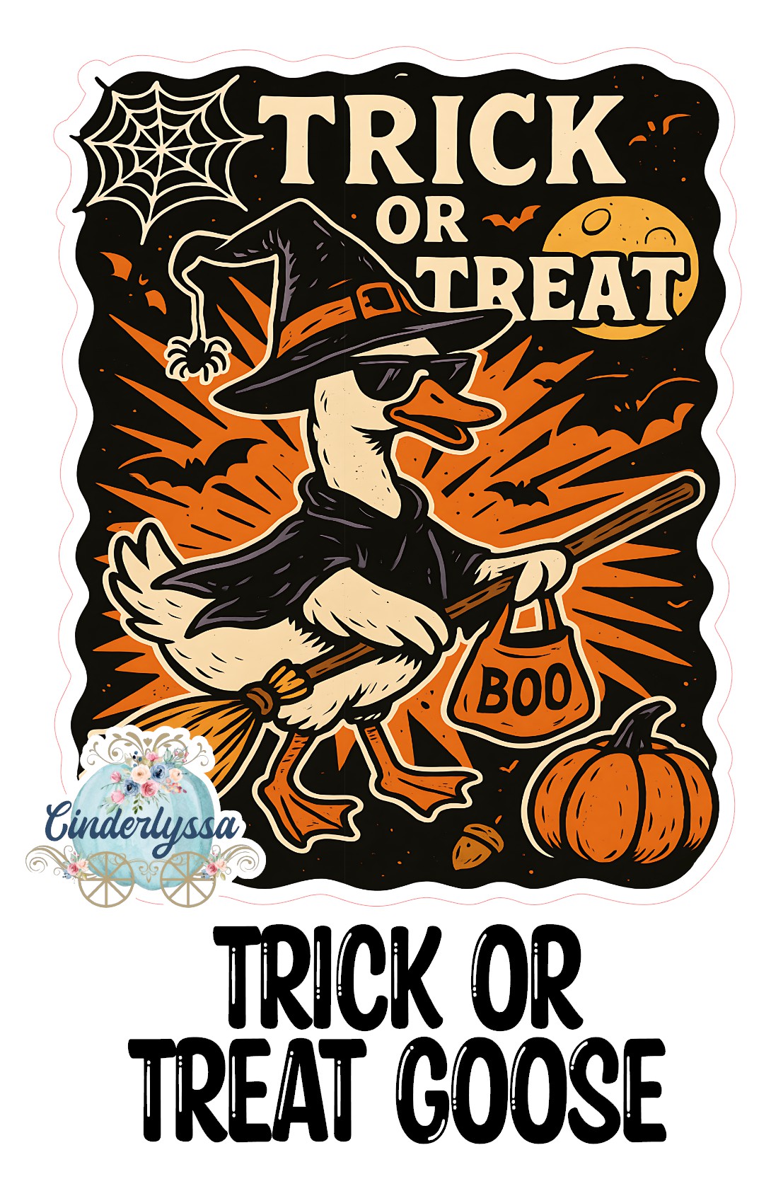 Trick or Treat Goose Cardstock Silicone Mold, Aroma Bead Molds, Premium Cardstock Images
