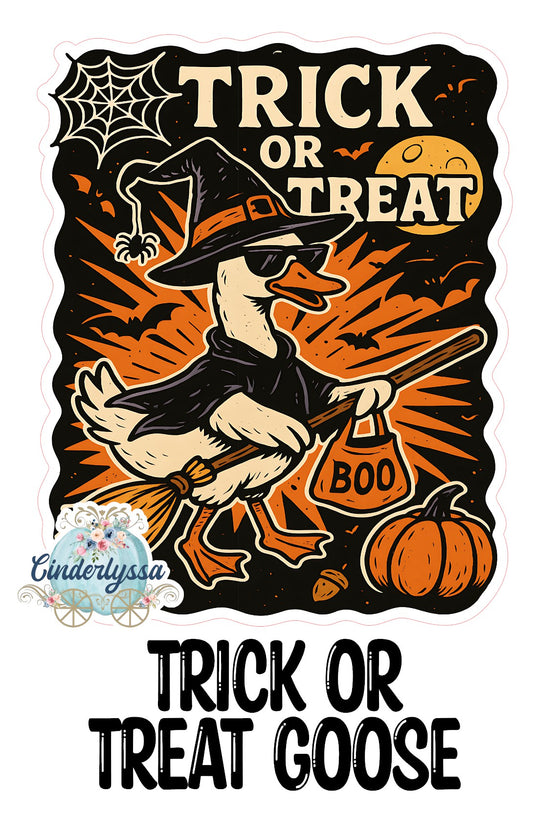 Trick or Treat Goose Cardstock Silicone Mold, Aroma Bead Molds, Premium Cardstock Images